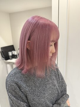フリーダムガーデン 岡山駅前店(freedom garden) 10代20代可愛さ溢れるピンクラベンダー&外ハネボブ