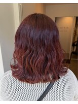 ロッカヘアエジェ(ROCCA hair eje.)&nbsp;デジタルパーマ艶感カシスブラウン