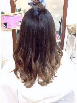 フェリシータ 総持寺店(felicita) ジンジャーアッシュグラデーションカラー＠ミックス巻き