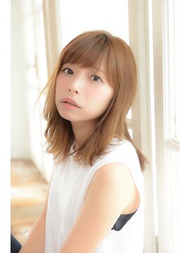 ラボヌール ヘアーウル 春日部西口店(La Bonheur hair heureux) 【La Bonheur】外はねセミディ♪