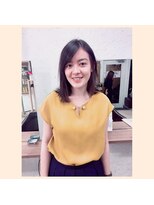 アスパイア(ASPIRE)&nbsp;切りっぱなしボブ/ヌーディーブラック/ハイライト/岡山カラー