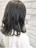 【Creo】ダークグレージュ#オリーブカラー#ボブルフ
