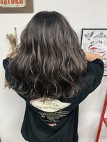 ヘアーデザインサロン スワッグ(Hair design salon SWAG)&nbsp;暗髪ハイライトカラー