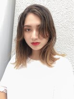 アイティー バイ アルバム 浦和店(IT by ALBUM) ナチュラルストレート_クールショートピンクベージュ_38035