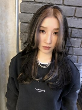 リルア 博多(LIRUA) フェイスフレーミングカラー×インナーカラー