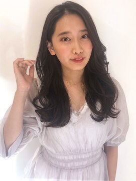 マイラ 銀座(myla) 【田村】黒髮くびれエアリーミディエギョモリワンホンヘア2030代