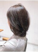 前髪カタログくびれミディイヤリングカラーラベンダーカラー