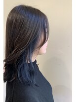 リー 京橋(Lee)&nbsp;インナーカラーブルー　山下志穂