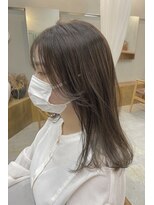 マロウ(mallow)&nbsp;《花屋併設》抜け感へア/ミルクティアッシュ@20代30代40代