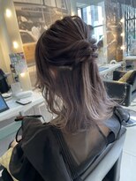 ソーホーニューヨーク 函館店(SOHOnewyork)&nbsp;編み込みハーフアップ/結婚式/お呼ばれ/モテ髪/函館/五稜郭