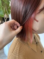 ジャガラ 千葉駅北口店(JAGARA)&nbsp;インナーカラー/赤ピンク【千葉・千葉駅・千葉駅北口】