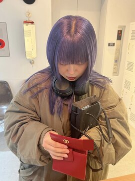 スリー(three) cotton purple