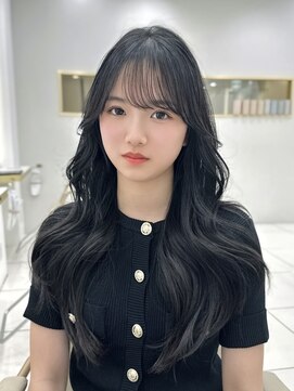 マウル 栄(MAEUL) 韓国ヘア　ブルーブラック