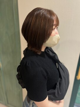 ヘアサロン ナノ(hair salon nano) ミディアムレイヤー×シースルーバング