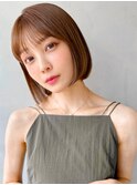アプリコットオレンジくびれヘアハイライトカラー夏