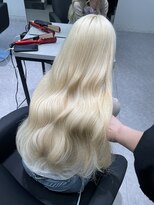 ペレ 渋谷(PELE)&nbsp;デザインカラー/レイヤーカット/ウェットヘア/オリーブベージュ