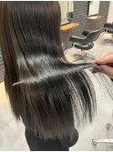 髪質改善×グレージュ