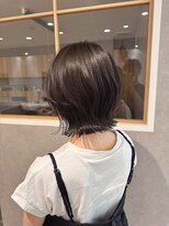 ビームズ トータルビューティー 西中島店(Bee ms Total Beauty) 小顔見せショートベージュカラーブリーチしない透明感カラー