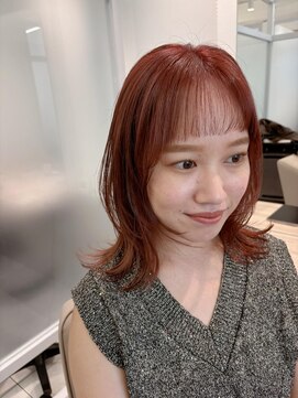 エレノア 池袋店(Eleanor) ピンクブラウン×ふわふわレイヤー♪