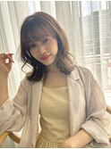 韓国風外ハネコテ巻き風カール