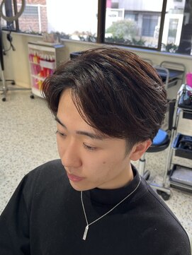 サンバイセライロ 千葉(SAN. by celilo) ウルフ/アッシュブラック/カルマパーマ【高野優真】