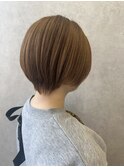 まろやかベージュ/ハンサムショート/髪質改善/20代30代40代