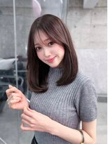 フィヴェント(Fivent) メルティカラー似合わせカットフェミニンロング韓国レイヤー