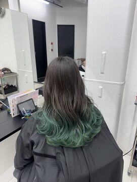 アライブ ハラジュク(ALIVE harajuku) 【ALIVE yu-ki グリーンのグラデーションカラー】