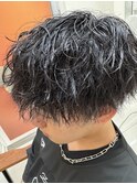 #波巻きパーマ