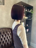 エトランジェ(Etrange)&nbsp;ワインレッド/ボブスタイル