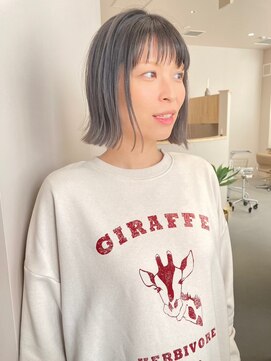 イノセントヘア(innocent.hair) ダブルカラーで叶う透明感グレージュ