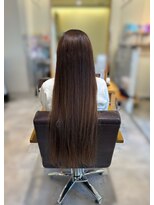 ブレンドバイハピネス(Blend by happiness)&nbsp;スーパーロング×髪質改善×ブリーチなしwカラー　Before