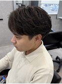MEN’S HAIR/波巻ツイストスパイラル/フェザーパーマ/新田