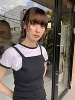 ソワ オモテサンドウ(SOIE OMOTESANDO)&nbsp;人気　ぷつっと顔まわりレイヤーミディアム。