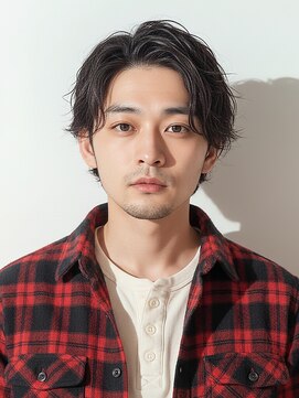 リリアーナ(LILIANA) 池袋 メンズ メンズカット センターパート ニュアンスパーマ