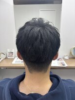 ヘアーアートシフォン 池袋西口店(Hair art chiffon)&nbsp;ダークブルー/デジタルパーマ/髪質改善/卵形/白髪染め/池袋