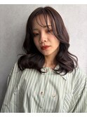 アッシュベージュ3/14ゆるふわパーマ