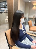 シアン 立川店(Shian) 【SHIANすずか】黒髪 艶髪 透明感カラー ロングヘア