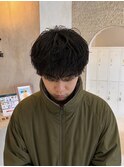 ツーブロ/スパイキーショート／フェード／シャドウパーマ
