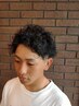 【小林限定クーポン☆】メンズカット+パーマ(Nanoバブル付)¥12980→