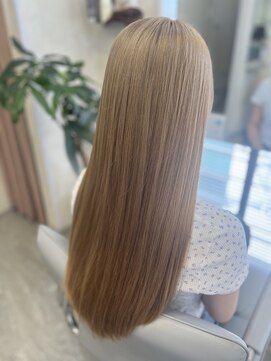 ユニック コウベ(unique KOBE) 髪質改善カラー×ブリーチ×ダブルカラー×ベージュ系×髪質改善