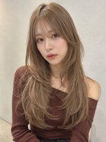 アクロ 梅田店(ACRO)&nbsp;ミルクティーベージュロングレイヤー