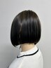 艶カラー+髪質改善トリートメント+カット　￥20350
