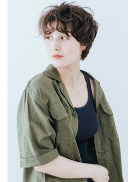 コットン(cotton) セミウェットなショートマッシュスタイル    :cotton