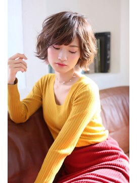ロンドアベニール 北千住(Lond avenir) 【Lond avenir本田奈穂美】ひし形柔らかレイヤーショートボブ♪