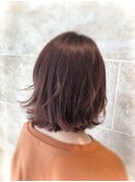 ＊外ハネMIXボブ×パールピンク＊