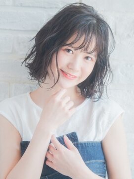 ネオリーブ コパン 鶴見店(Neolive copain) 旬なボブはルーズな抜け感パーマが好相性