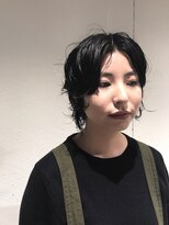 ウメヤ(UMEYA)&nbsp;黒髪ウルフパーマ