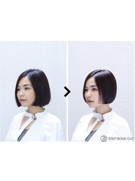 チックタック トアウエスト(TICK-TOCK Torwest) ステップボーンカットボブ☆ビフォアフター☆