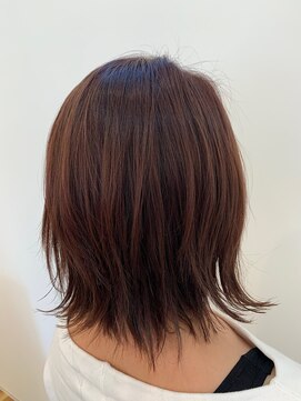 エスヘアーメイク(S Hair Make) ウルフレイヤー アッシュピンク